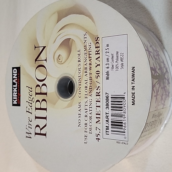 3 Rolls Kirkland Wire-edged Hot Pink/Purple/Violet Ribbon 2-1/2" wide 148 yds - Picture 9 of 9